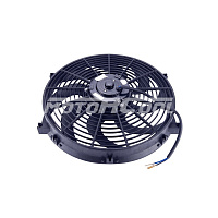 Вентилятор осевой D340 14" 12V PUSH S-образные лопасти